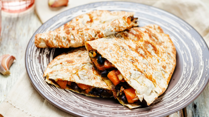 Fried Bean Quesadillas