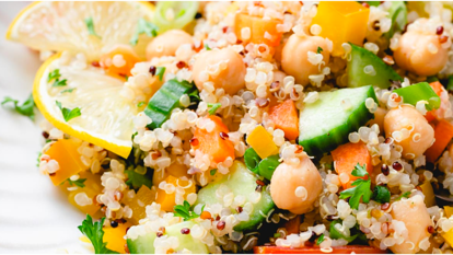 Quinoa Chickpea Salad